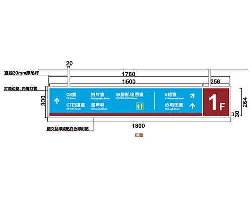 上海过道导视牌